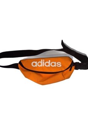 adidas Orange and Black Sling Belt Bag